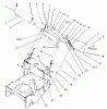 Rasenmäher für Großflächen 30432 - Toro Mid-Size ProLine Mower, Pistol Grip, Gear Drive, 17 hp, 52" Side Discharge Deck (SN: 230000001 - 230999999) (2003) Listas de piezas de repuesto y dibujos UPPER HANDLE ASSEMBLY