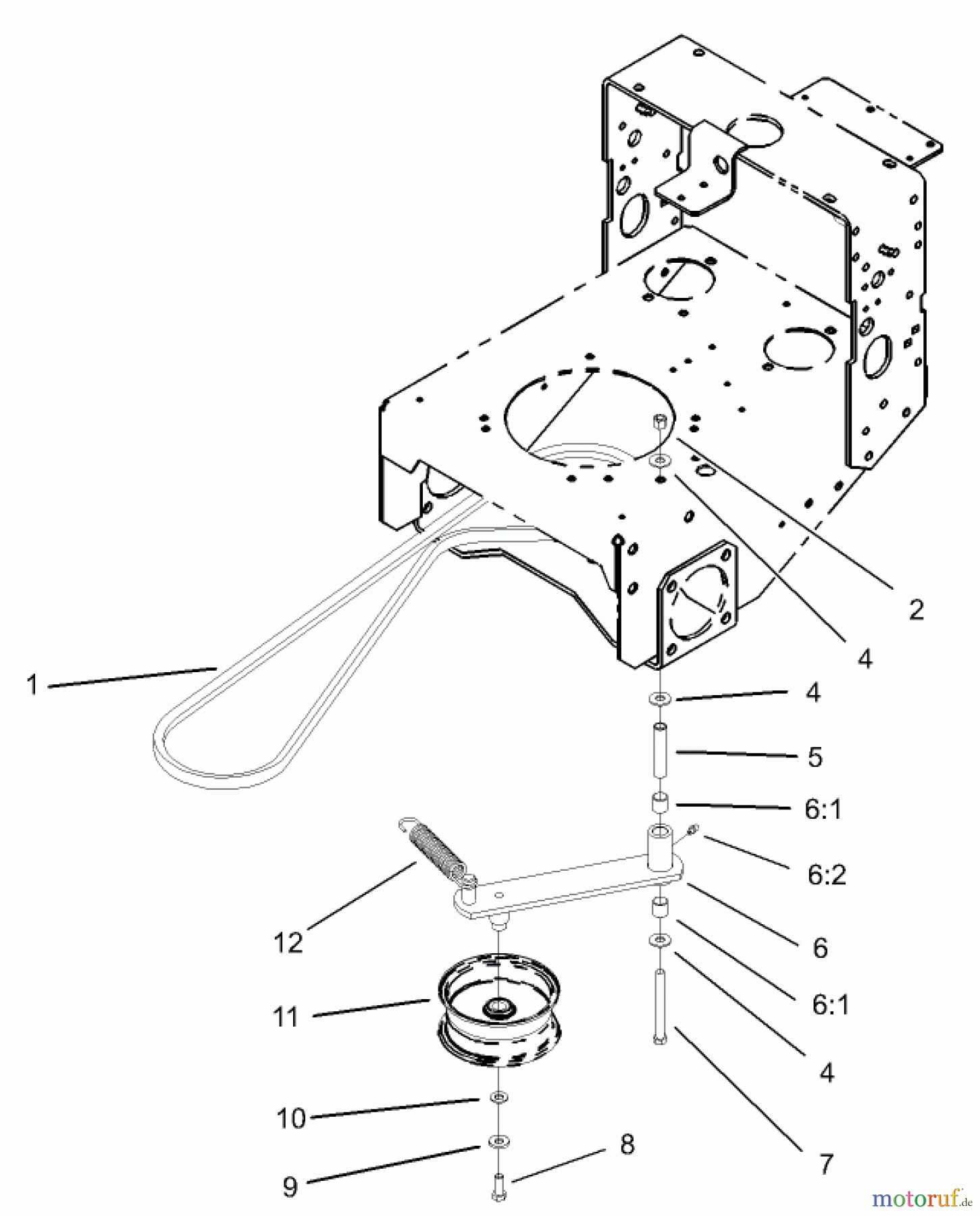  Rasenmäher für Großflächen 30433 - Toro Mid-Size ProLine Mower, Pistol Grip, Hydro Drive, 15 hp, 36