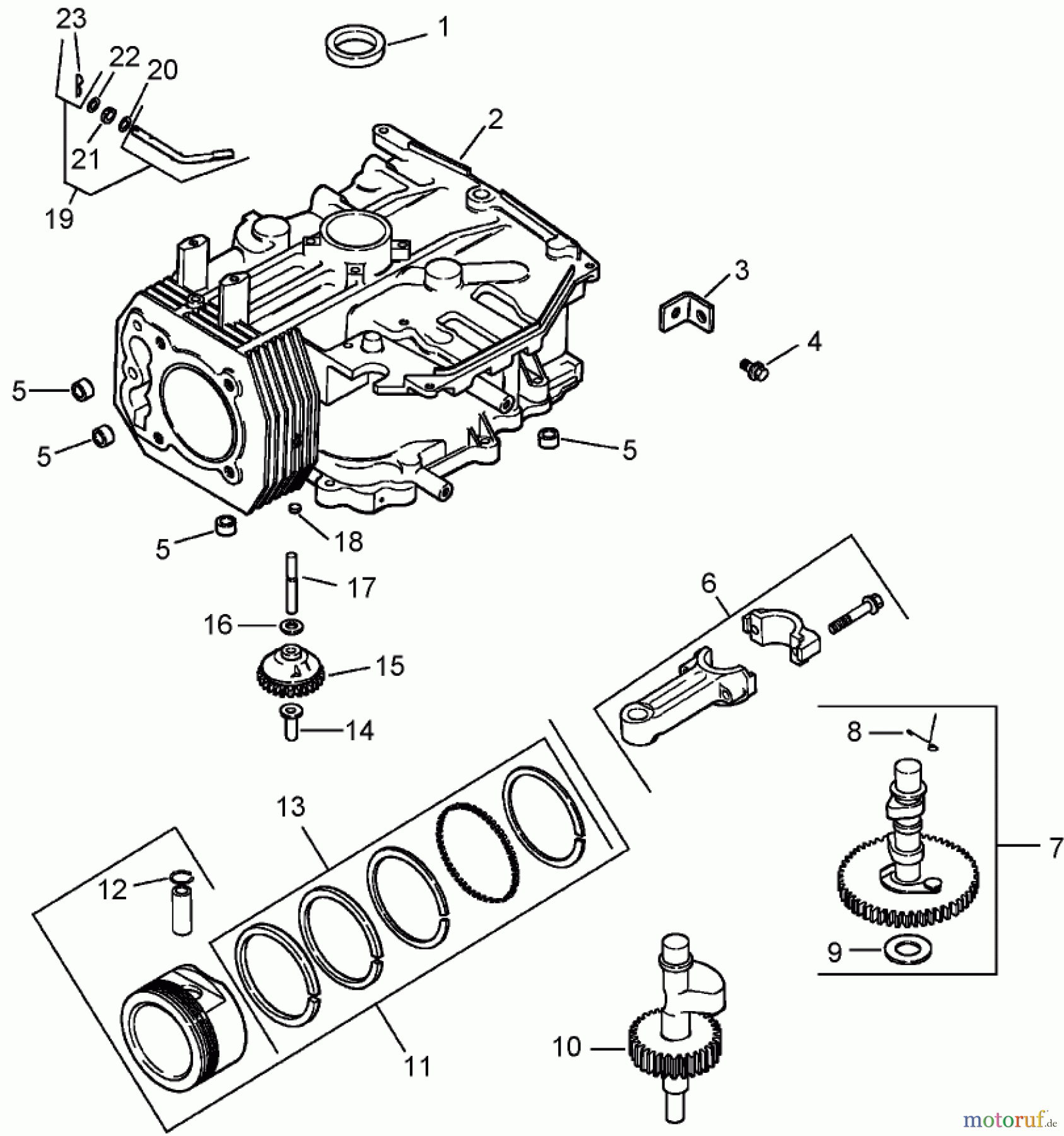  Rasenmäher für Großflächen 30433 - Toro Mid-Size ProLine Mower, Pistol Grip, Hydro Drive, 15 HP, 36