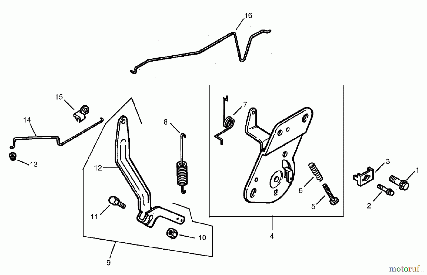  Rasenmäher für Großflächen 30433 - Toro Mid-Size ProLine Mower, Pistol Grip, Hydro Drive, 15 HP, 36