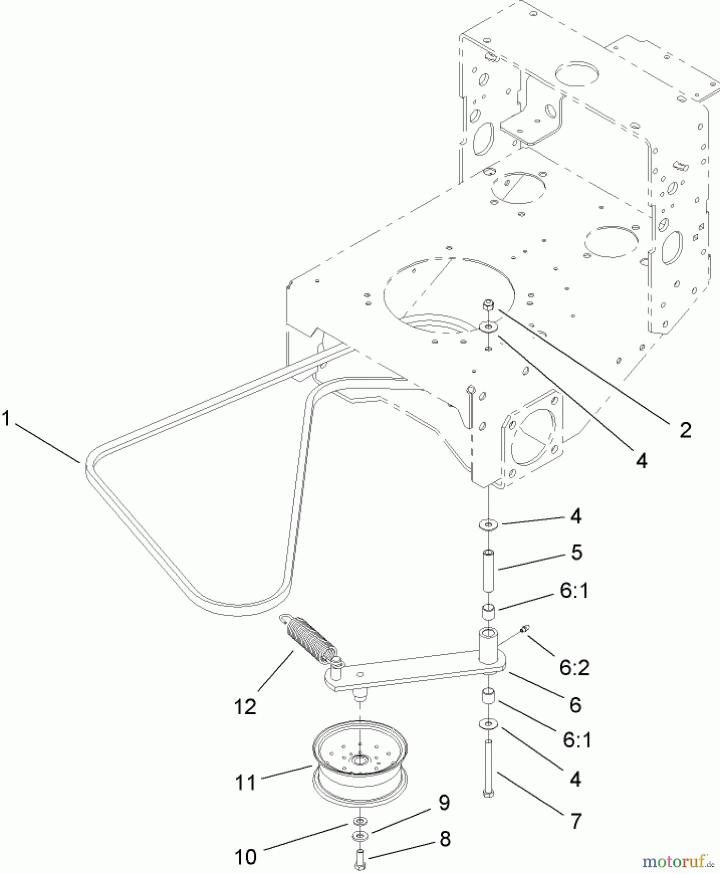  Rasenmäher für Großflächen 30433 - Toro Mid-Size ProLine Mower, Pistol Grip, Hydro Drive, 15 HP, 36