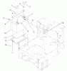 Rasenmäher für Großflächen 30436 - Toro Mid-Size ProLine Mower, Pistol Grip, Hydro Drive, 17 hp, 52" Side Discharge Deck (SN: 230000001 - 230999999) (2003) Listas de piezas de repuesto y dibujos BATTERY ASSEMBLY