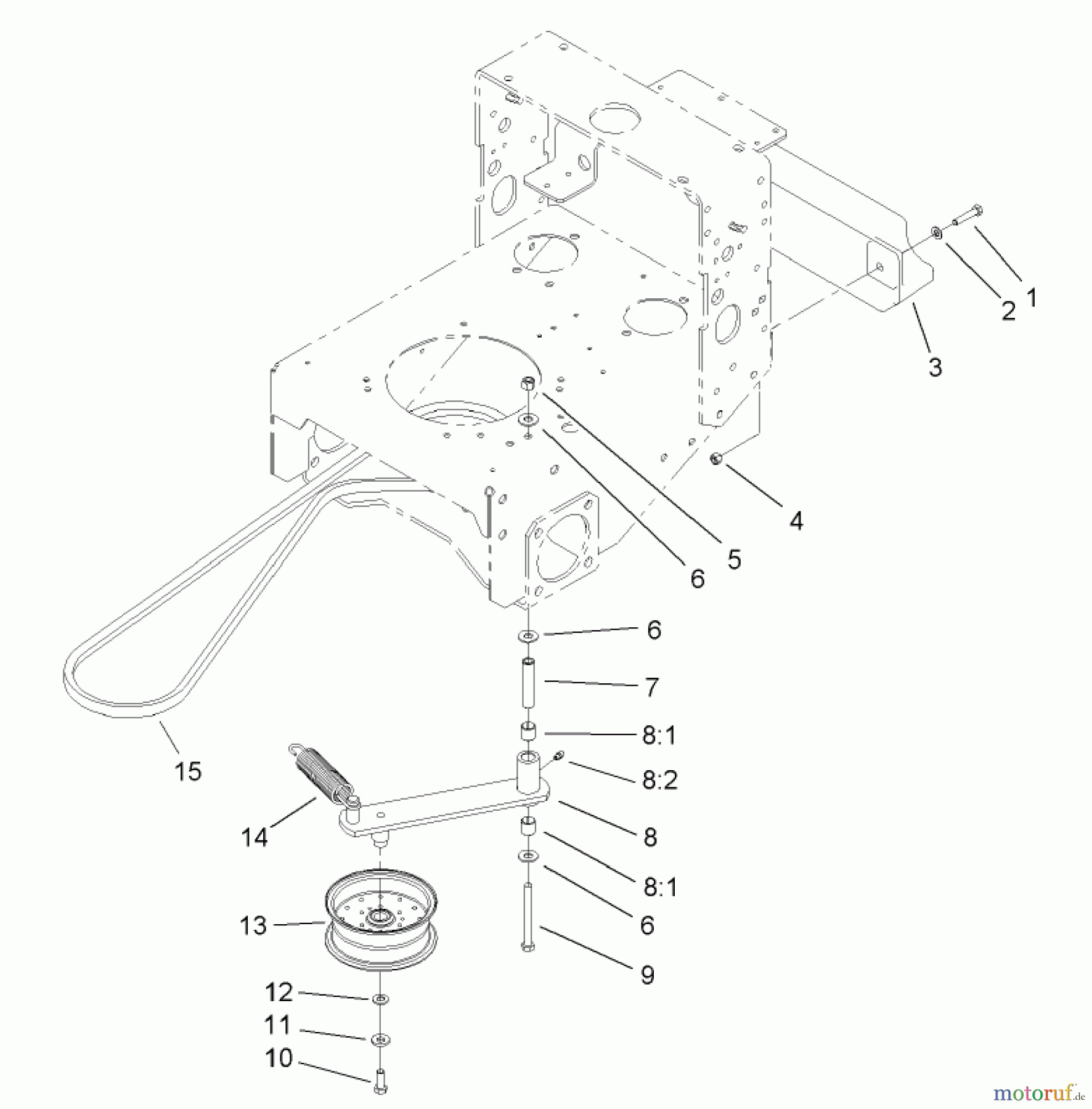  Rasenmäher für Großflächen 30436 - Toro Mid-Size ProLine Mower, Pistol Grip, Hydro Drive, 17 hp, 52