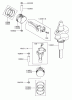 Rasenmäher für Großflächen 30436 - Toro Mid-Size ProLine Mower, Pistol Grip, Hydro Drive, 17 hp, 52" Side Discharge Deck (SN: 230000001 - 230999999) (2003) Listas de piezas de repuesto y dibujos PISTON/CRANKSHAFT ASSEMBLY KAWASAKI FH500V-AS30