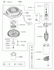 Rasenmäher für Großflächen 30436 - Toro Mid-Size ProLine Mower, Pistol Grip, Hydro Drive, 17 hp, 52" Side Discharge Deck (SN: 230000001 - 230999999) (2003) Listas de piezas de repuesto y dibujos STARTER ASSEMBLY KAWASAKI FH500V-AS30