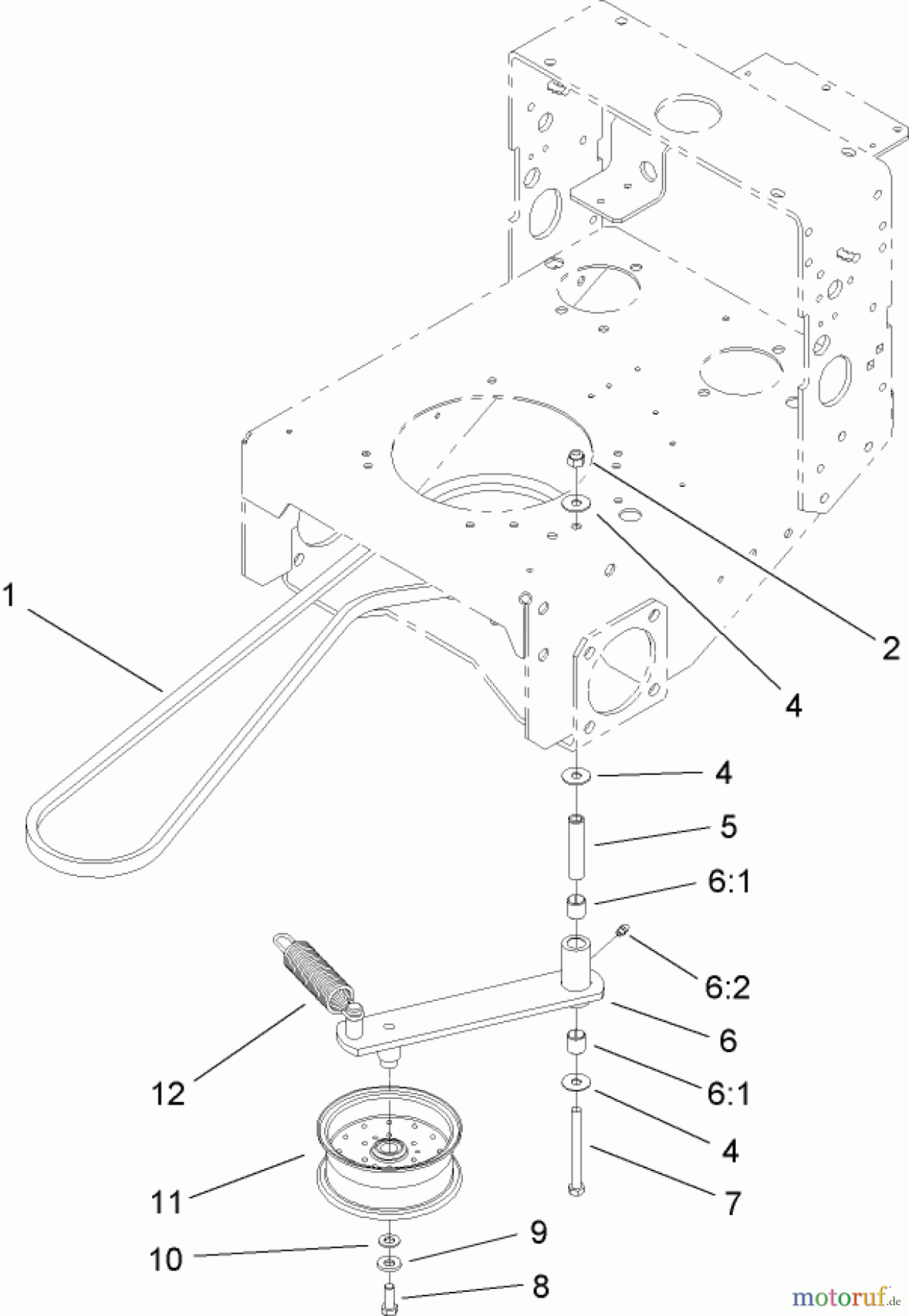  Rasenmäher für Großflächen 30439 - Toro Mid-Size ProLine Mower, Pistol Grip, Hydro Drive, 15 HP, 44