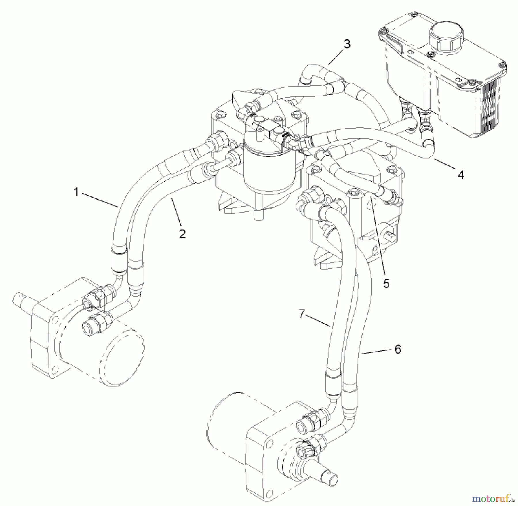  Rasenmäher für Großflächen 30439 - Toro Mid-Size ProLine Mower, Pistol Grip, Hydro Drive, 15 HP, 44