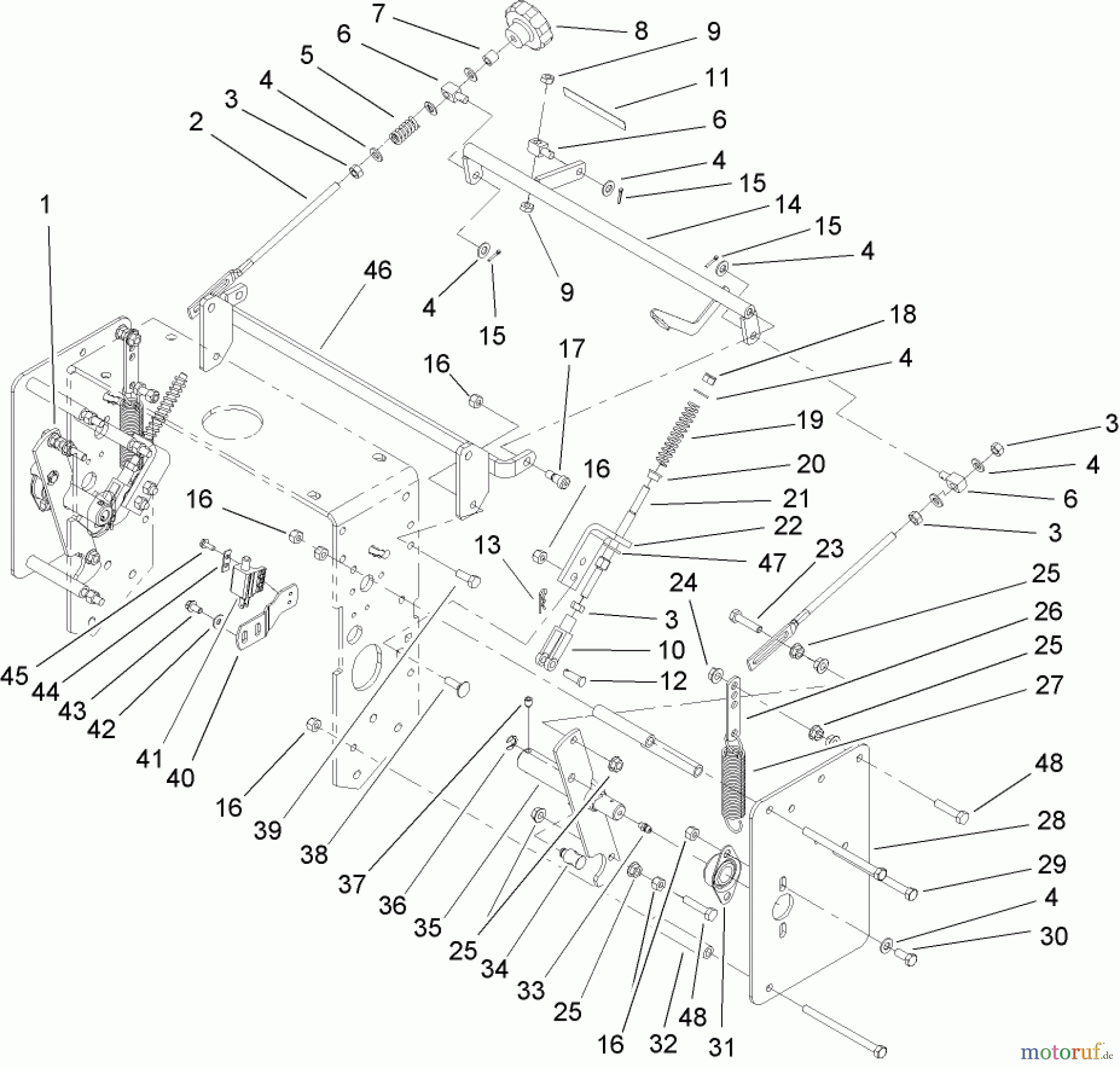  Rasenmäher für Großflächen 30441 - Toro Mid-Size ProLine Mower, Pistol Grip, Hydro Drive, 17 HP, 52