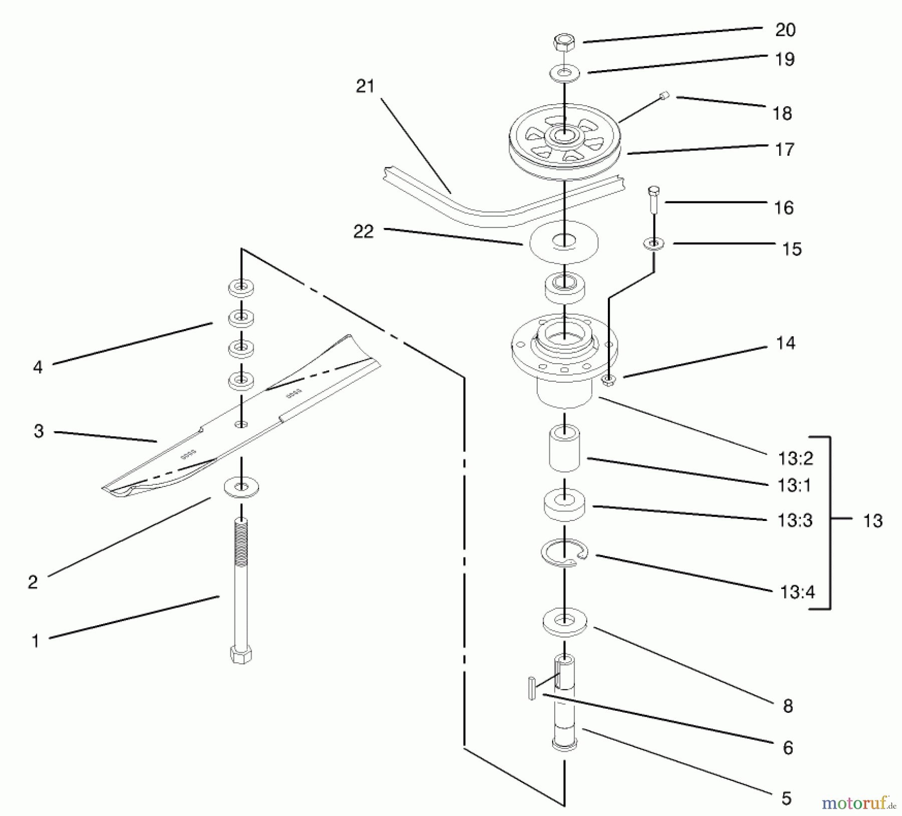  Rasenmäher für Großflächen 30518 - Toro Mid-Size ProLine Mower, Pistol Grip, Gear Drive, 13 HP, 32