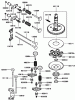 Rasenmäher für Großflächen 30519 - Toro Mid-Size ProLine Mower, Pistol Grip, Gear Drive, 13 HP, 36" Side Discharge Deck (SN: 240000001 - 240999999) (2004) Listas de piezas de repuesto y dibujos VALVE AND CAMSHAFT ASSEMBLY KAWASAKI FH381V-AS25