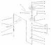 Rasenmäher für Großflächen 30520 - Toro Mid-Size ProLine Mower, Pistol Grip, Gear Drive, 12.5 hp, 32" Side Discharge Deck (SN: 230005001 - 230999999) (2003) Listas de piezas de repuesto y dibujos SPINDLE ASSEMBLY
