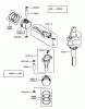 Rasenmäher für Großflächen 30523 - Toro Mid-Size ProLine Mower, Pistol Grip, Gear Drive, 15 hp, 48" Side Discharge Deck (SN: 230000001 - 230005000) (2003) Listas de piezas de repuesto y dibujos PISTON/CRANKSHAFT ASSEMBLY KAWASAKI FH451V-BS04
