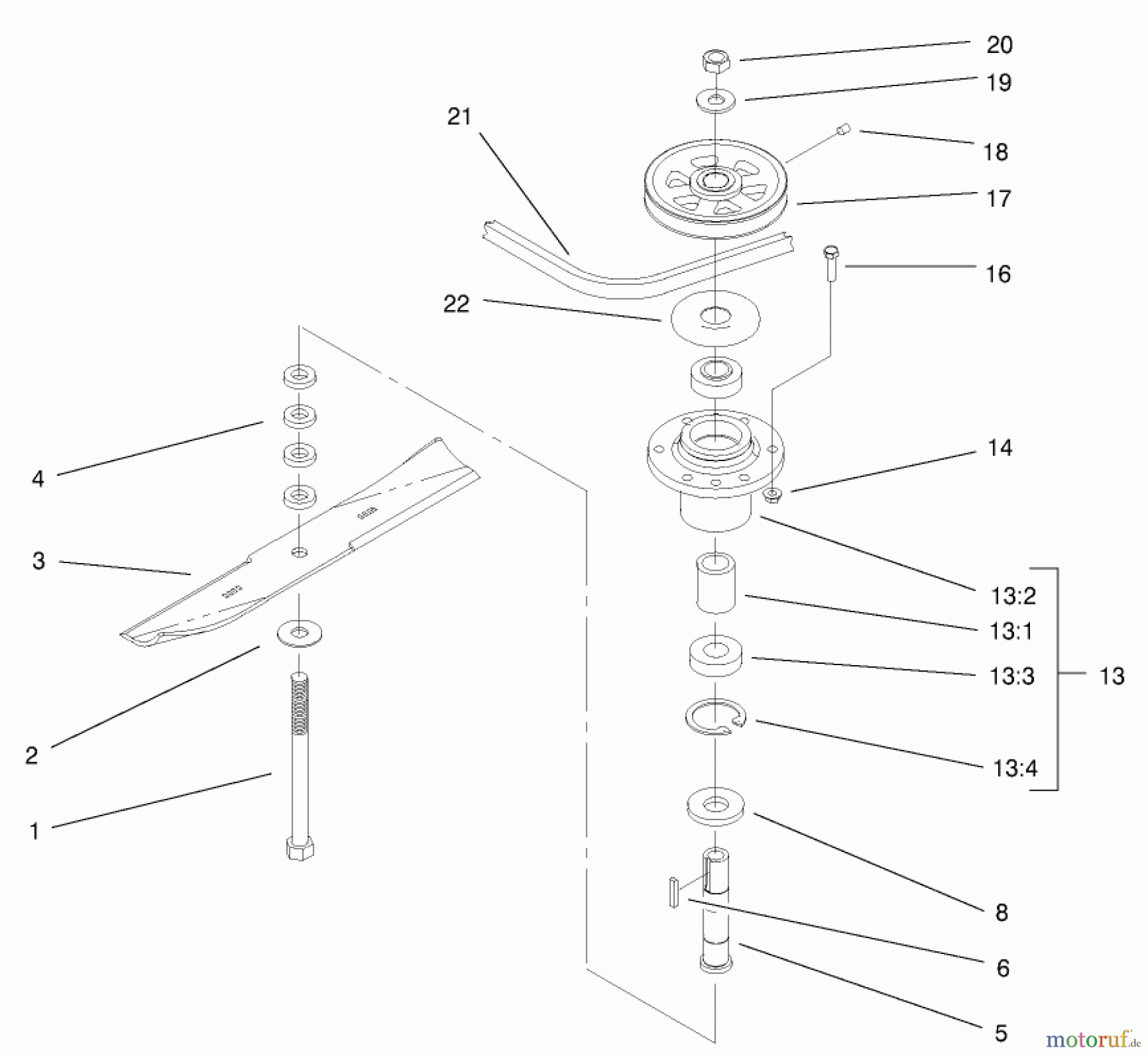  Rasenmäher für Großflächen 30523 - Toro Mid-Size ProLine Mower, Pistol Grip, Gear Drive, 15 hp, 48