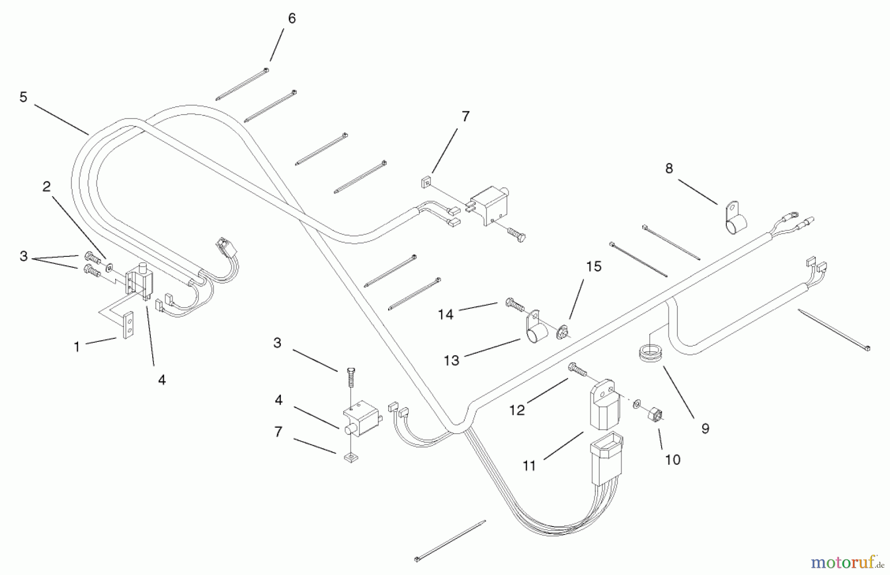  Rasenmäher für Großflächen 30524 - Toro Mid-Size ProLine Mower, Pistol Grip, Hydro Drive, 15 hp, 36