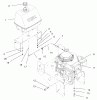 Rasenmäher für Großflächen 30524 - Toro Mid-Size ProLine Mower, Pistol Grip, Hydro Drive, 15 hp, 36" Side Discharge Deck (SN: 230000001 - 230999999) (2003) Listas de piezas de repuesto y dibujos ENGINE AND FUEL SYSTEM ASSEMBLY