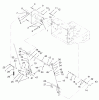 Rasenmäher für Großflächen 30524 - Toro Mid-Size ProLine Mower, Pistol Grip, Hydro Drive, 15 hp, 36" Side Discharge Deck (SN: 230000001 - 230999999) (2003) Listas de piezas de repuesto y dibujos LOWER CONTROL ASSEMBLY