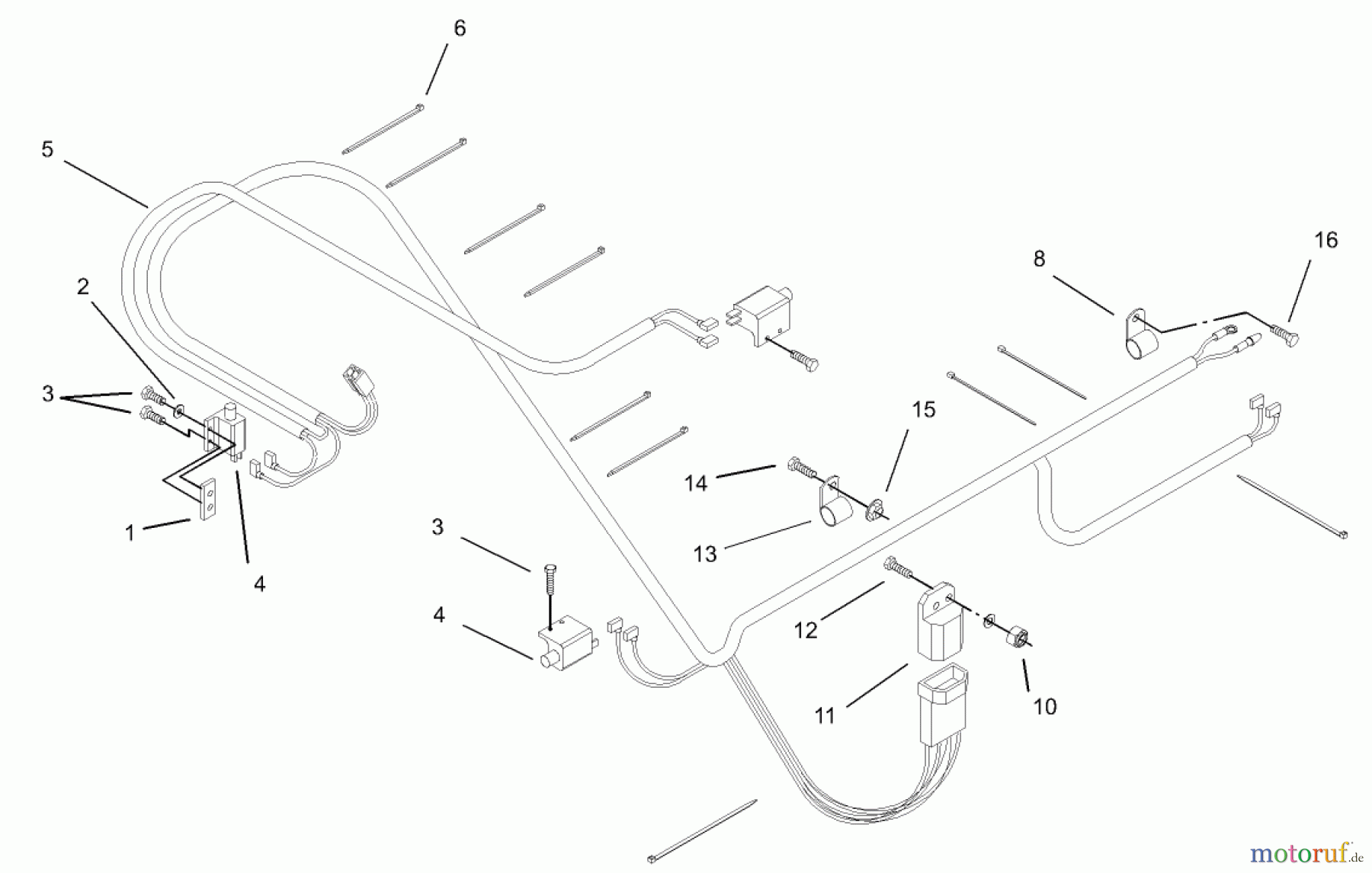  Rasenmäher für Großflächen 30527 - Toro Mid-Size ProLine Mower, Pistol Grip, Hydro Drive, 15 hp, 36