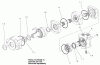 Compact Utility Attachments 22803 - Toro Universal Swivel Auger Head, Dingo Compact Utility Loaders (SN: 230000001 - 230999999) (2003) Listas de piezas de repuesto y dibujos HYDRAULIC MOTOR ASSEMBLY NO. 98-8256 AND 100-4657