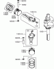 Rasenmäher für Großflächen 30531 - Toro Mid-Size ProLine Mower, Pistol Grip, Gear Drive, 15 hp, 48" Side Discharge Deck (SN: 240000001 - 240999999) (2004) Listas de piezas de repuesto y dibujos PISTON AND CRANKSHAFT ASSEMBLY KAWASAKI FH430V-AS25