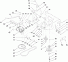 Rasenmäher für Großflächen 30531 - Toro Mid-Size ProLine Mower, Pistol Grip, Gear Drive, 15 hp, 48" Side Discharge Deck (SN: 240000001 - 240999999) (2004) Listas de piezas de repuesto y dibujos TRANSMISSION AND DRIVE PULLEY ASSEMBLY