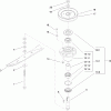 Rasenmäher für Großflächen 30672 - Toro Commercial Walk-Behind Mower, Fixed Deck, T-Bar, Gear Drive, 32" Cutting Unit (SN: 311000001 - 311999999) (2011) Listas de piezas de repuesto y dibujos SPINDLE AND BLADE ASSEMBLY