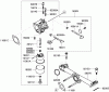 Rasenmäher für Großflächen 30682 - Toro Commercial Walk-Behind Mower, Fixed Deck, Pistol Grip, Gear Drive, 32" Cutting Unit (SN: 290000001 - 290999999) (2009) Listas de piezas de repuesto y dibujos CARBURETOR ASSEMBLY KAWASAKI FH430V-CS25
