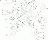 Rasenmäher für Großflächen 30692 - Toro Commercial Walk-Behind Mower, Fixed Deck, T-Bar, Gear Drive, 32" Cutting Unit (SN: 260000001 - 260999999) (2006) Listas de piezas de repuesto y dibujos TRANSMISSION DRIVE ASSEMBLY