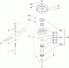 Rasenmäher für Großflächen 30692 - Toro Commercial Walk-Behind Mower, Fixed Deck, T-Bar, Gear Drive, 32" Cutting Unit (SN: 290000001 - 290999999) (2009) Listas de piezas de repuesto y dibujos SPINDLE AND BLADE ASSEMBLY