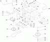 Rasenmäher für Großflächen 30694 - Toro Commercial 36" Walk-Behind Mower, Fixed Deck, T-Bar, Gear Drive, TURBO FORCE Cutting Unit (SN: 260000001 - 260999999) (2006) Listas de piezas de repuesto y dibujos TRANSMISSION DRIVE ASSEMBLY