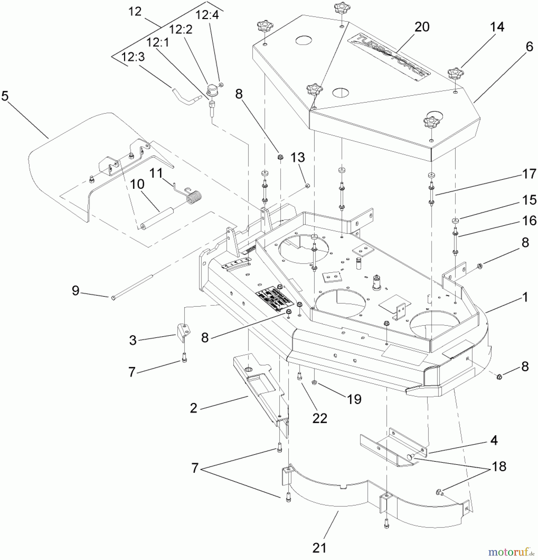  Rasenmäher für Großflächen 30696 - Toro Commercial 40