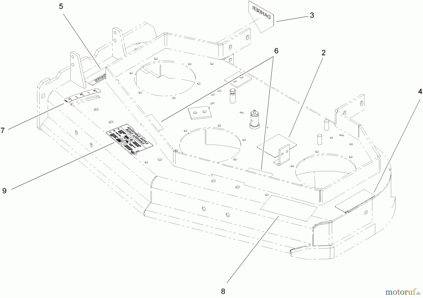  Rasenmäher für Großflächen 30696 - Toro Commercial 40