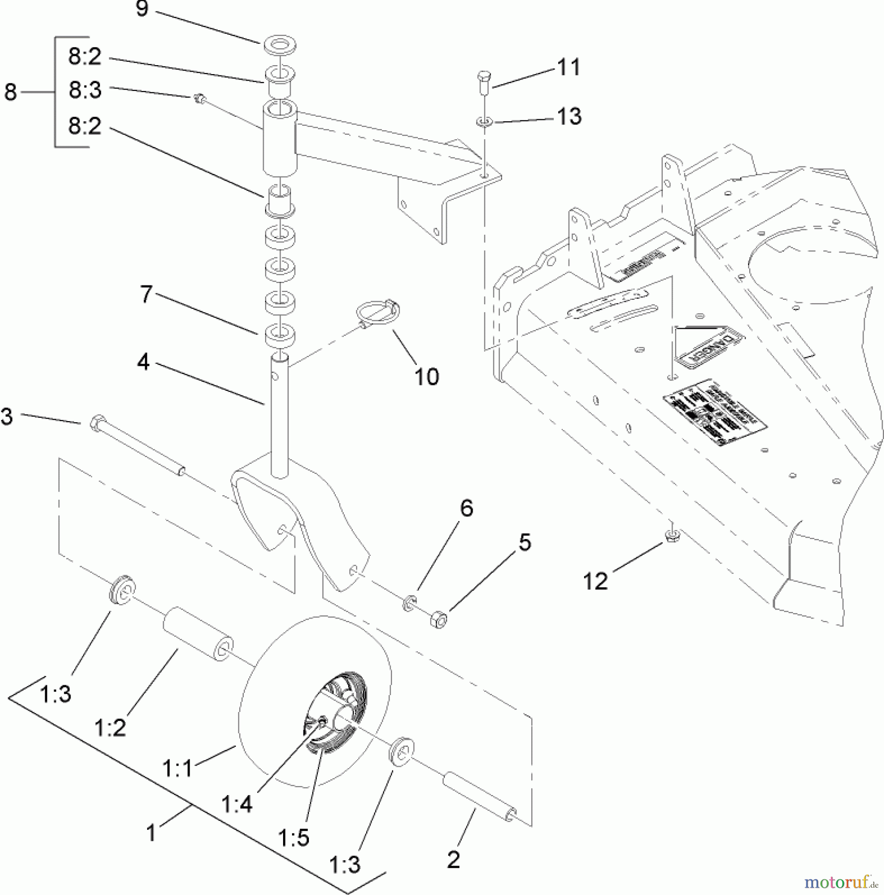  Rasenmäher für Großflächen 30696 - Toro Commercial 40