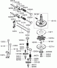 Rasenmäher für Großflächen 39692 - Toro Commercial Walk-Behind Mower, Fixed Deck, T-Bar, Gear Drive, 32" Cutting Unit (SN: 280000001 - 280999999) (2008) Listas de piezas de repuesto y dibujos VALVE AND CAMSHAFT ASSEMBLY KAWASAKI FH430V-CS25