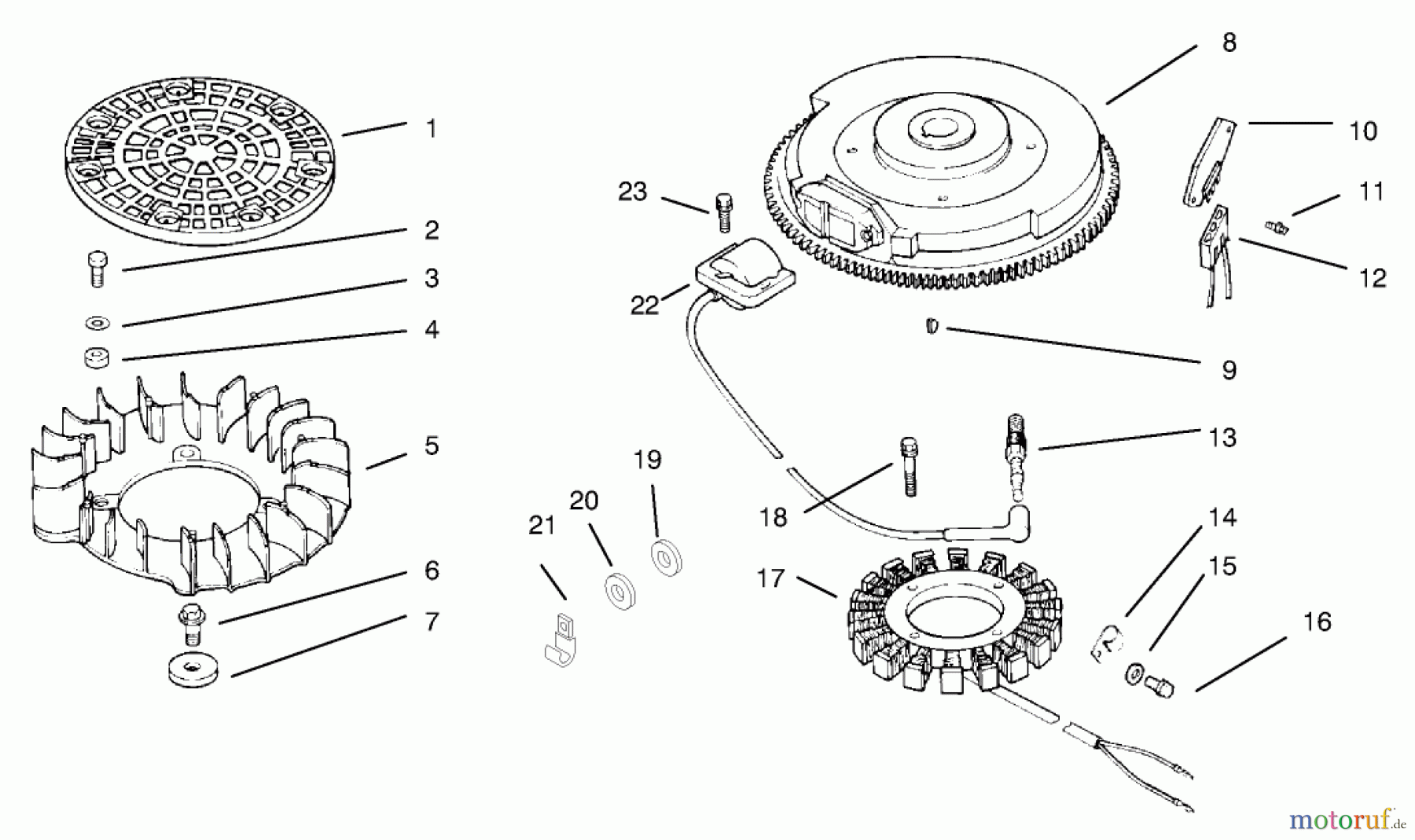  Zerto-Turn Mäher 74105 (Z118) - Toro Z Master Riding Mower (SN: 79000001 - 79999999) (1997) IGNITION/ELECTRICAL