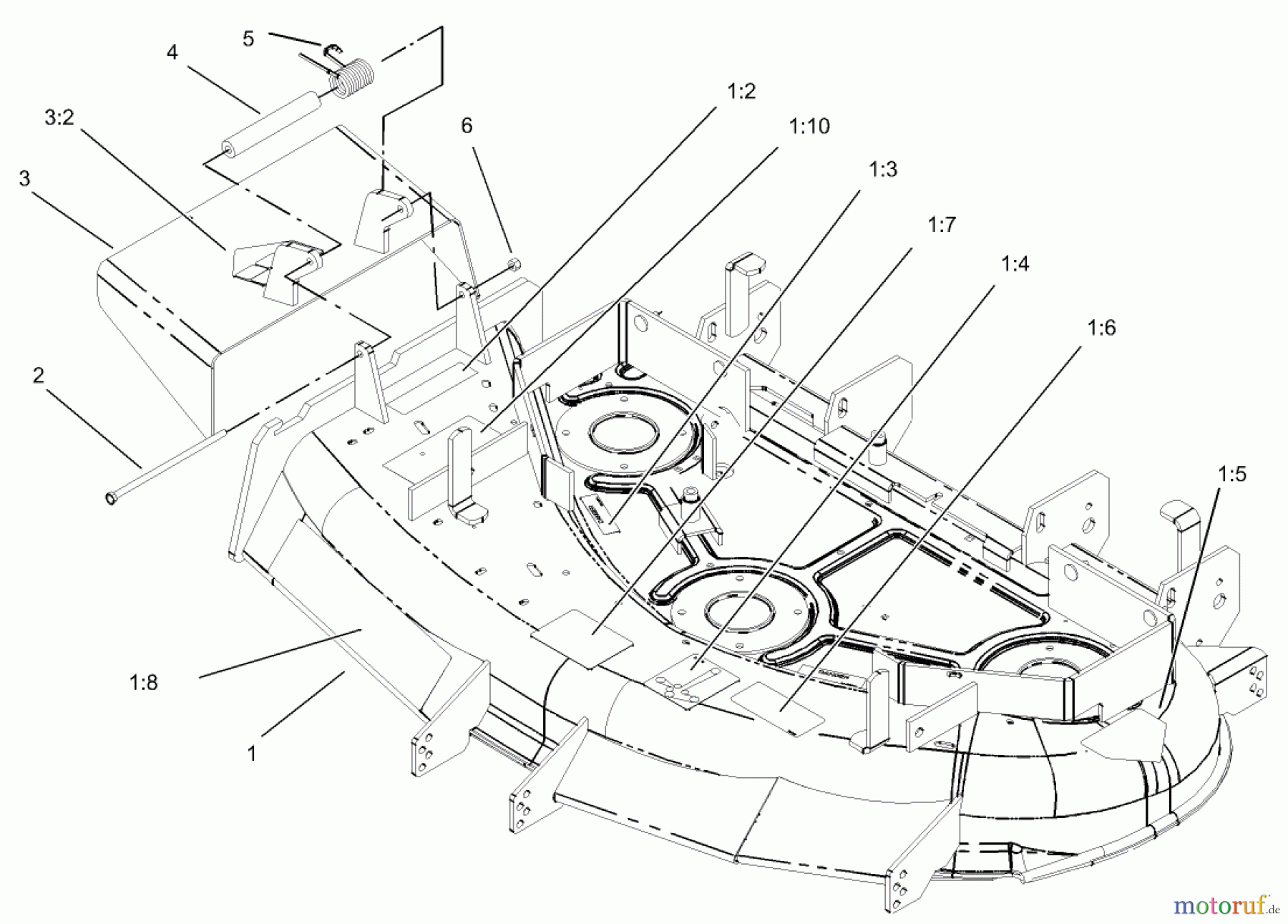  Zerto-Turn Mäher 74161 (Z147) - Toro Z Master Mower, 44