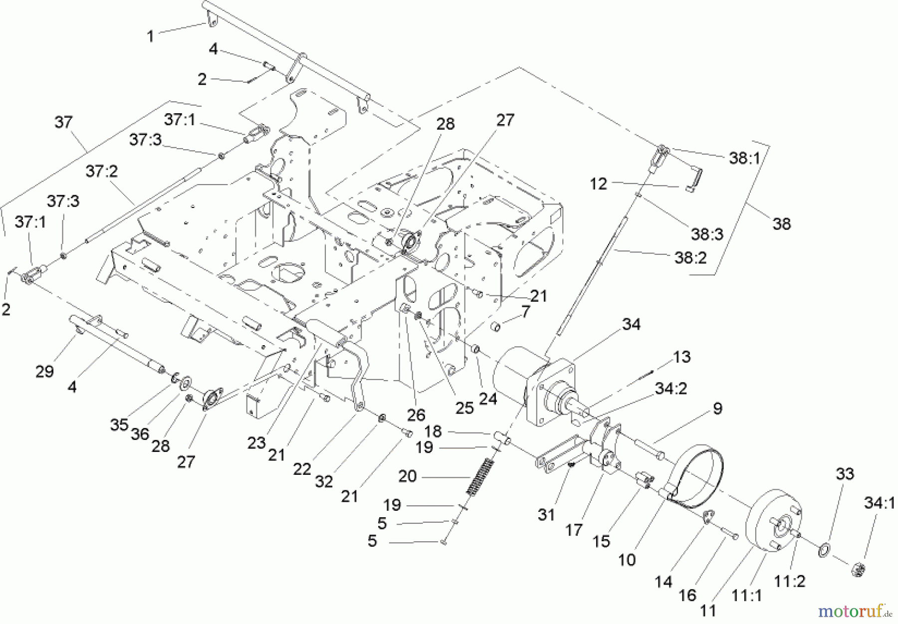  Zerto-Turn Mäher 74161 (Z147) - Toro Z Master Mower, 44