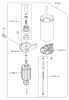 Zerto-Turn Mäher 74161TE (Z147) - Toro Z Master Mower, 112cm SFS Side Discharge Deck (SN: 240000001 - 240001000) (2004) Listas de piezas de repuesto y dibujos STARTER ASSEMBLY KAWASAKI FH500V-ES10