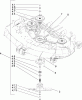 Zerto-Turn Mäher 74162 (Z148) - Toro Z Master Mower, 44" SFS Side Discharge Deck (SN: 240003001 - 240999999) (2004) Listas de piezas de repuesto y dibujos DECK SPINDLE ASSEMBLY