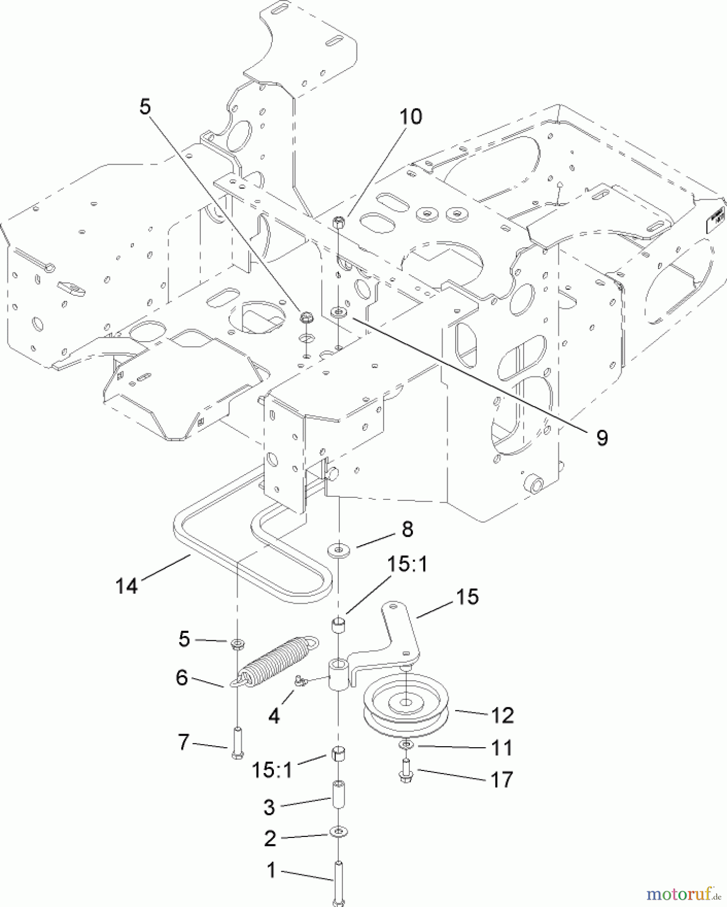  Zerto-Turn Mäher 74165 (Z150) - Toro Z Master Mower, 52