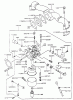 Zerto-Turn Mäher 74170 (Z147) - Toro Z Master Mower, 44" SFS Side Discharge Deck (SN: 990001 - 999999) (1999) Listas de piezas de repuesto y dibujos CARBURETOR ASSEMBLY KAWASAKI FH500V-AS10