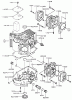 Zerto-Turn Mäher 74170 (Z147) - Toro Z Master Mower, 44" SFS Side Discharge Deck (SN: 990001 - 999999) (1999) Listas de piezas de repuesto y dibujos CYLINDER/CRANKCASE ASSEMBLY KAWASAKI FH500V-AS10