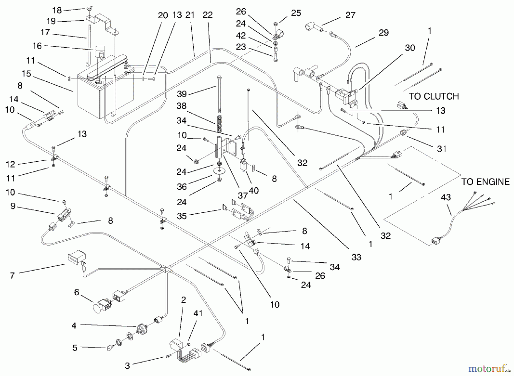  Zerto-Turn Mäher 74170 (Z147) - Toro Z Master Mower, 44