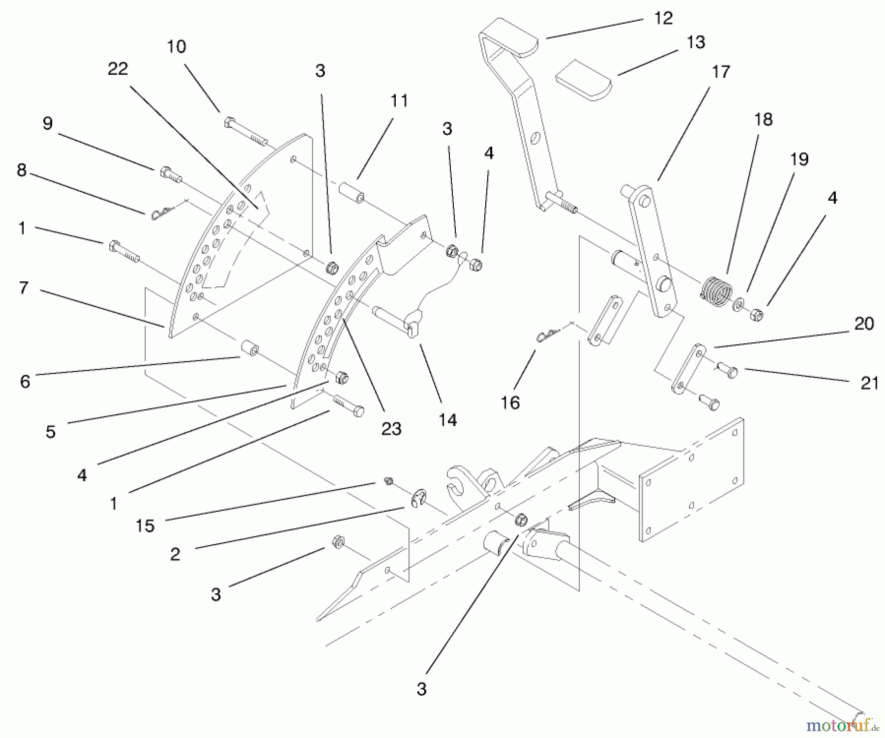  Zerto-Turn Mäher 74170 (Z147) - Toro Z Master Mower, 44