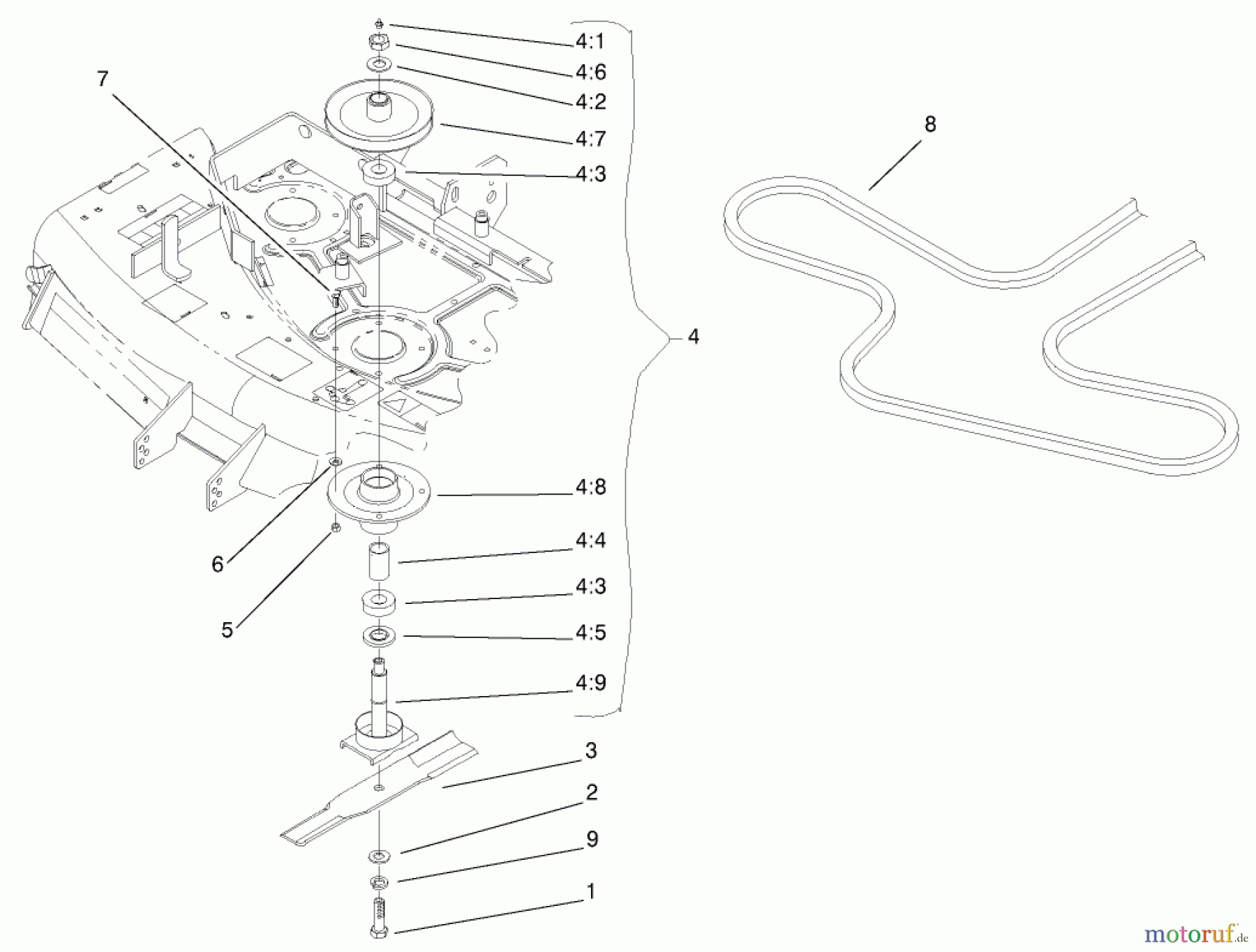  Zerto-Turn Mäher 74171 (Z150) - Toro Z Master Mower, 44