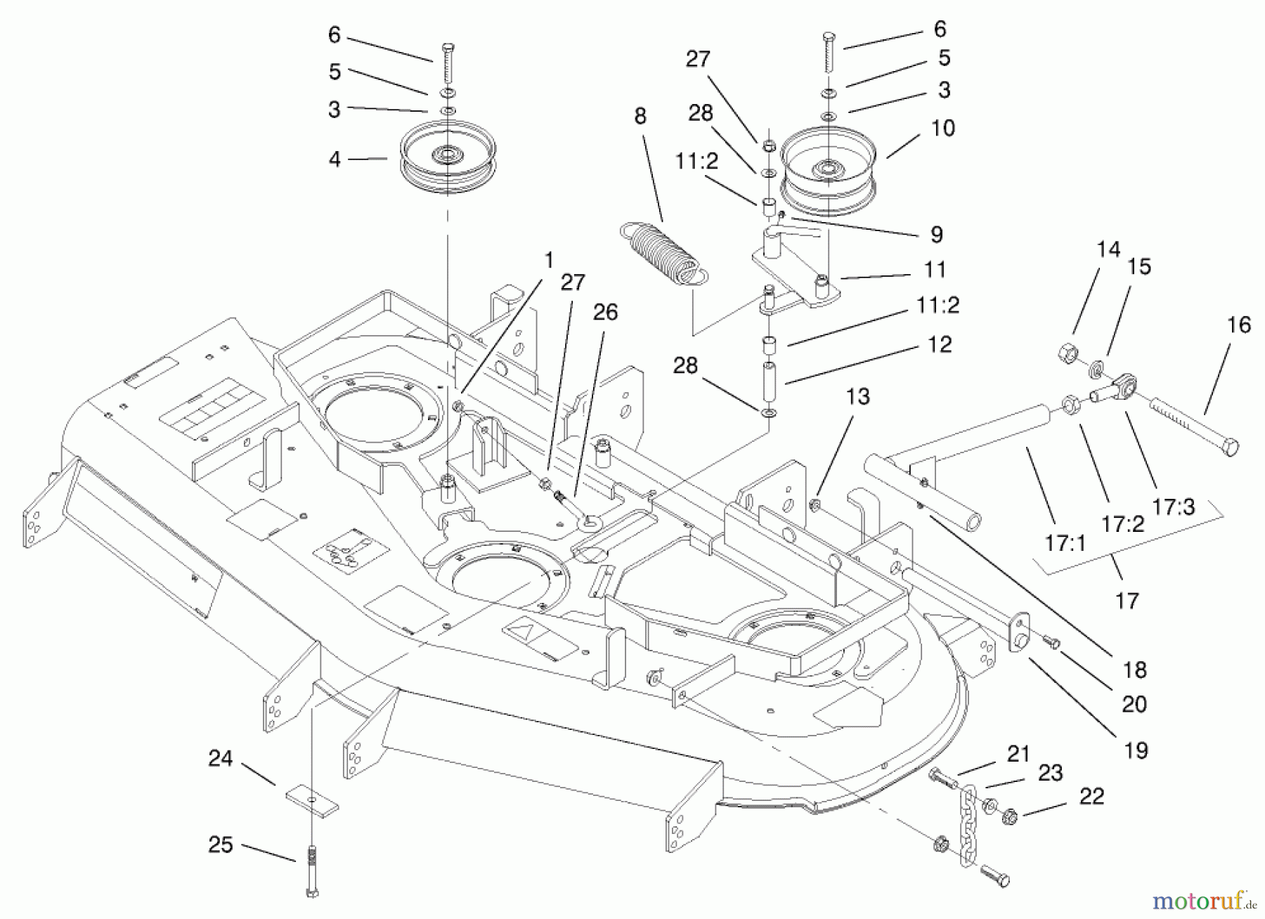  Zerto-Turn Mäher 74171 (Z150) - Toro Z Master Mower, 44