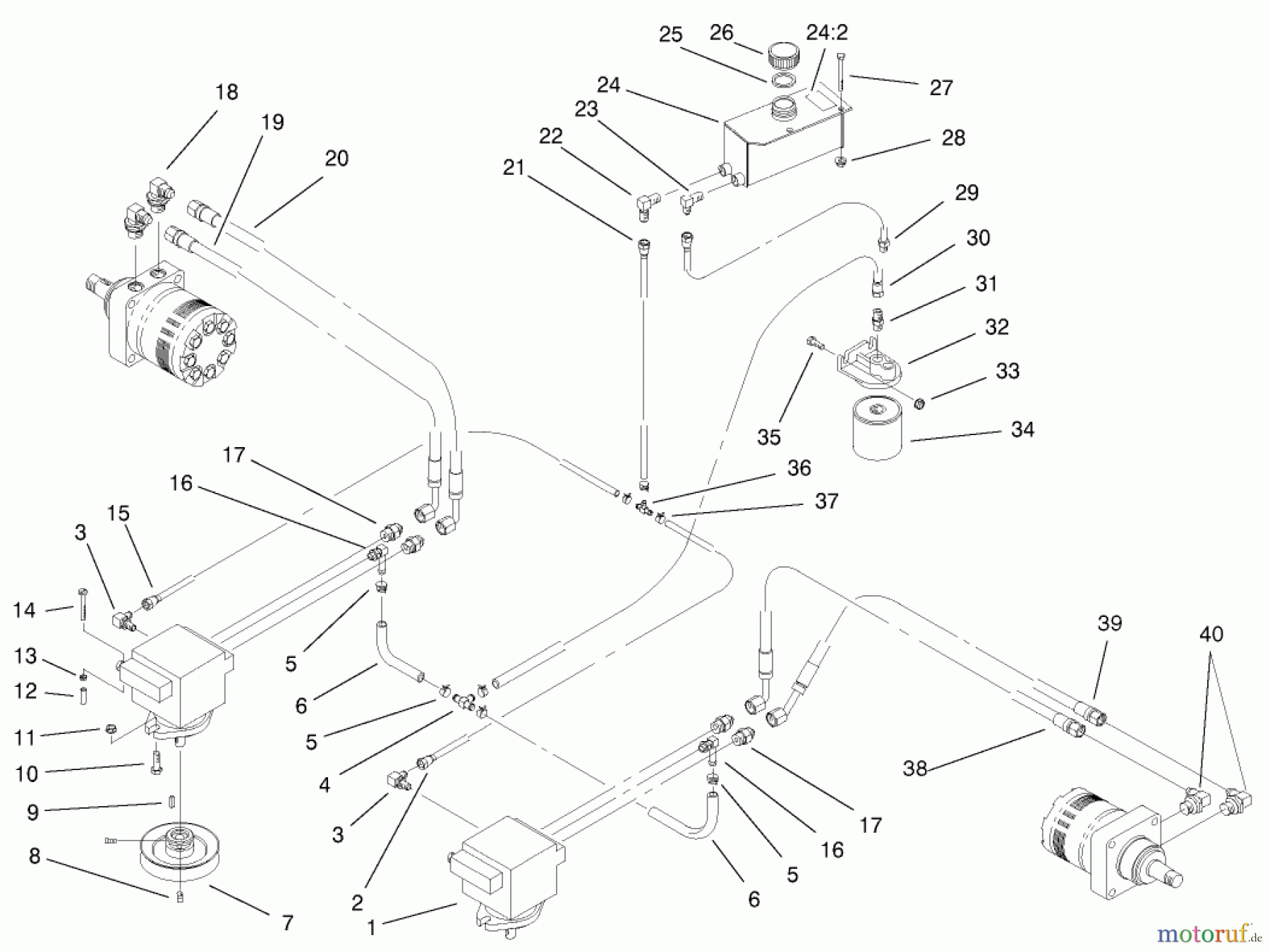  Zerto-Turn Mäher 74171 (Z150) - Toro Z Master Mower, 44