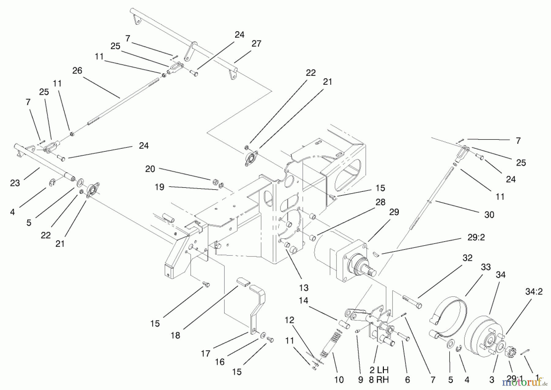  Zerto-Turn Mäher 74171 (Z150) - Toro Z Master Mower, 44