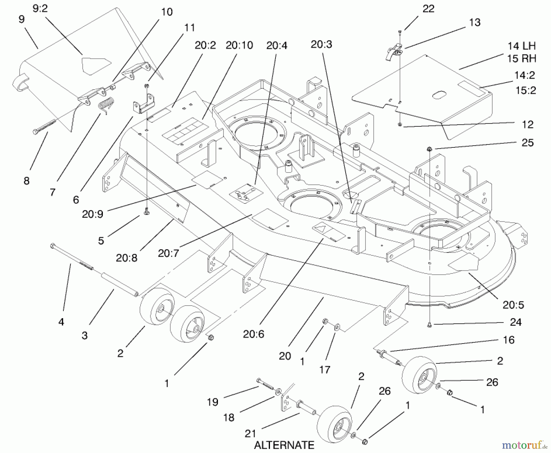  Zerto-Turn Mäher 74172 (Z150) - Toro Z Master Mower, 52