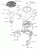 Zerto-Turn Mäher 74173 (Z149) - Toro Z Master Mower, 52" SFS Side Discharge Deck (SN: 200000001 - 200999999) (2000) Listas de piezas de repuesto y dibujos COOLING-EQUIPMENT ASSEMBLY KAWASAKI FH601V-S07