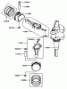 Zerto-Turn Mäher 74173 (Z149) - Toro Z Master Mower, 52" SFS Side Discharge Deck (SN: 200000001 - 200999999) (2000) Listas de piezas de repuesto y dibujos PISTON/CRANKSHAFT ASSEMBLY KAWASAKI FH601V-S07